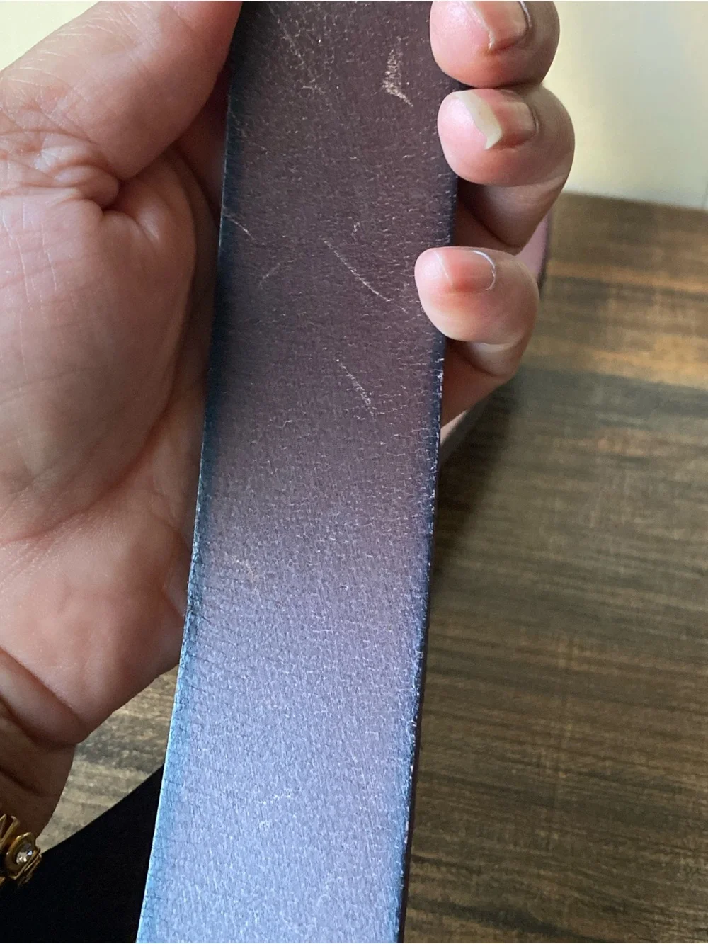 Chaps Leather Belt, 42”